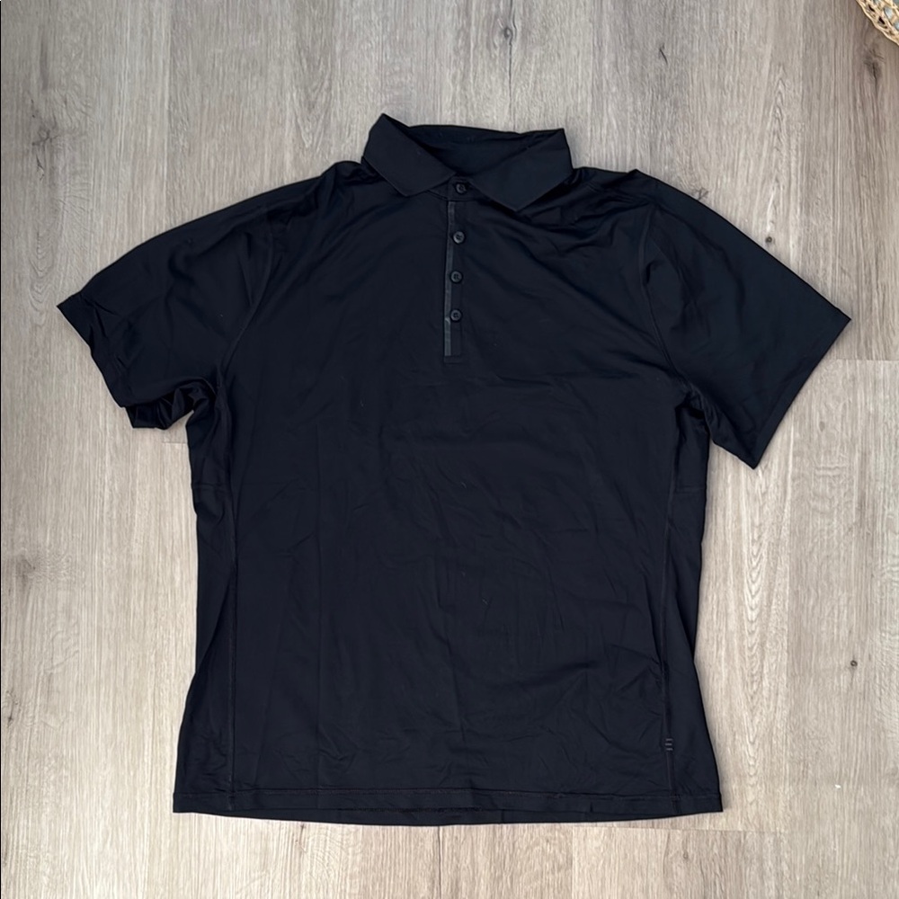 Lululemon men’s black polo shirt
